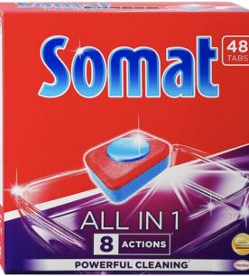 Таблетки для посудомоечных машин Somat "All in 1", 48 шт