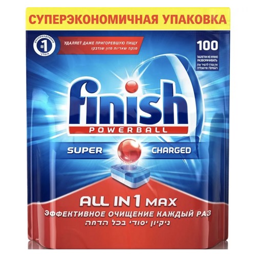 Таблетки для посудомоечных машин Calgonit finish "ALL IN 1 Max", 100 шт