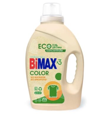 Гель для стирки Bimax "Color" ЭКО, 1,2 л