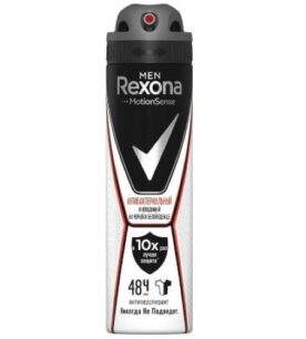 Дезодорант спрей Rexona "MEN, Антибактериальный и невидимый на чёрной и белой одежде", 150 мл