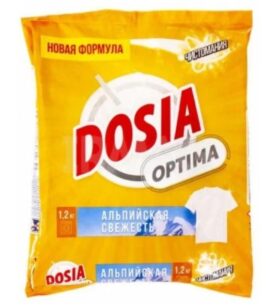 Стиральный порошок Dosia "OPTIMA Альпийская свежесть", 1,2 кг