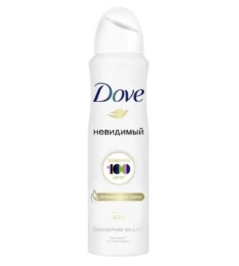 Дезодорант спрей Dove "Безупречная защита, невидимый", 150 мл