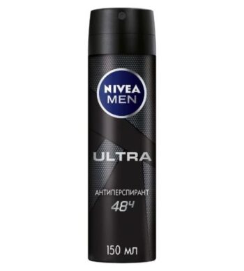 Дезодорант-спрей NIVEA "MEN, ULTRA", 150 мл