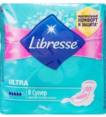 Прокладки Libresse Ultra Super мягкая поверхность, 8 шт