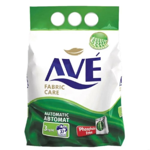Стиральный порошок AVE "Для всех видов ткани", 3 кг